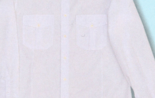 Camicia bianca modello Militare manica lunga