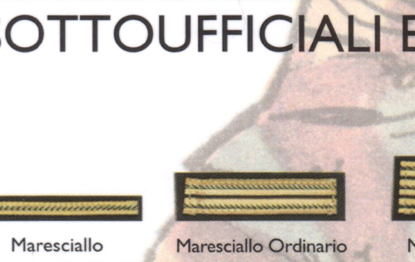 Gradi di gala ricamati Sottufficiali