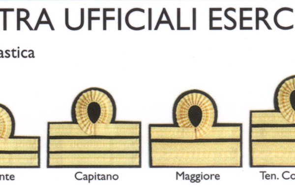 Gradi di gala ricamati Ufficiali