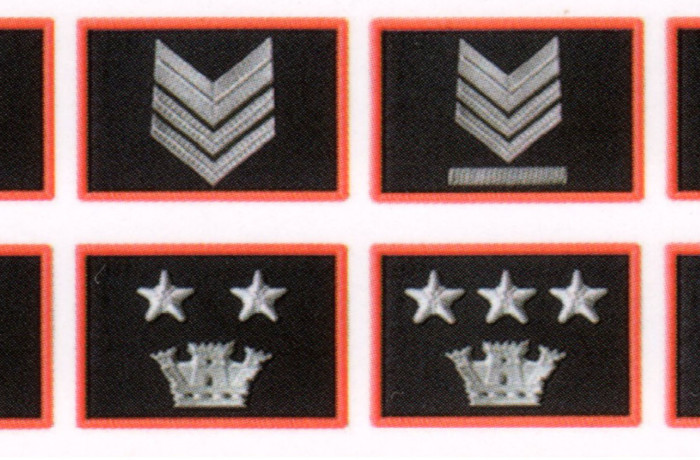 Gradi Carabinieri con velcro