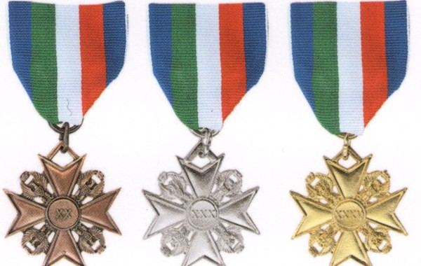 Medaglie anzianità Polizia di Stato