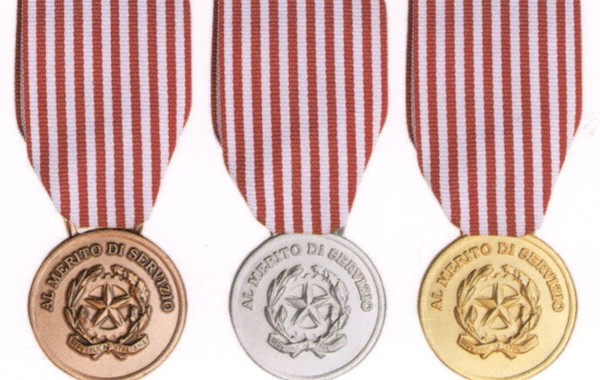 Medaglie merito di servizio Polizia di Stato