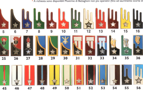 Mostrine Esercito