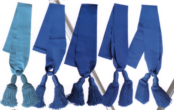 Fasce azzurre da ufficiali