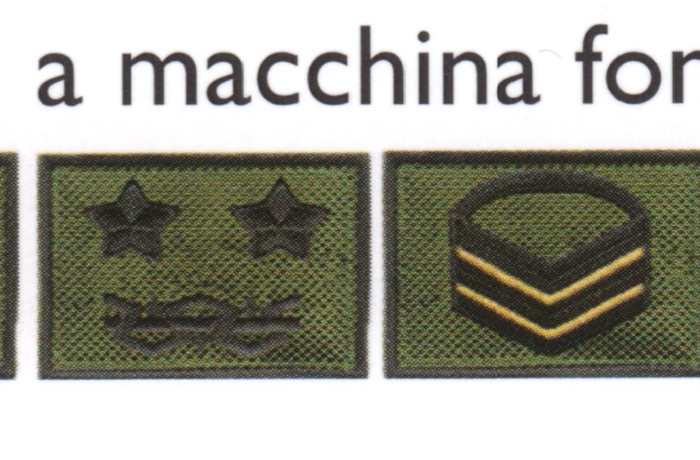 Gradi velcro Esercito